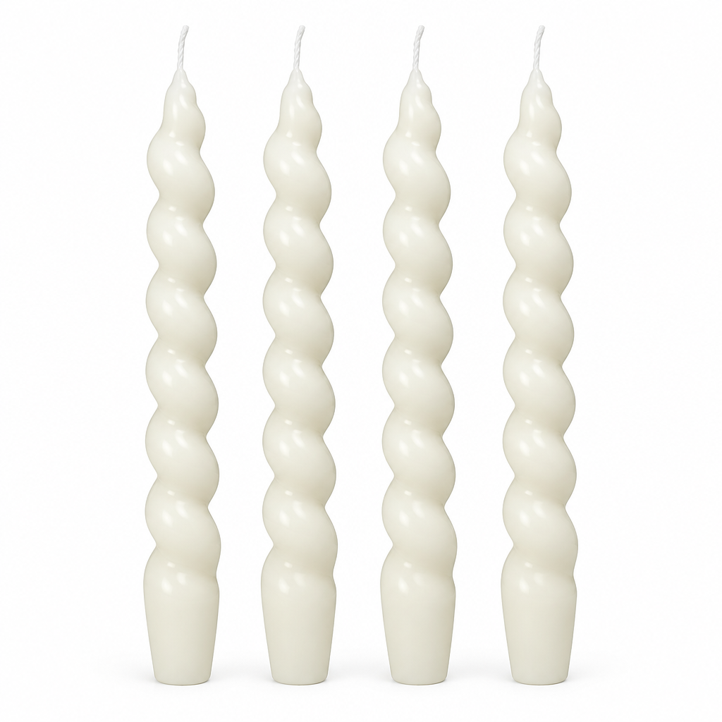 Aavrit - Twisted Sculptural Taper Candle