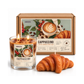 Cappuccino candle gift set