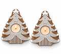 Amore Candles Christmas Tree Wooden Tealight Holder