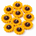 Sunflower floating candles, pack of 10 by Amore Candles