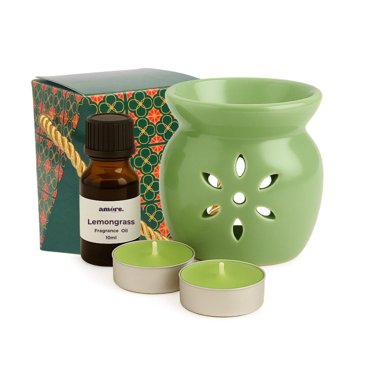 Ceramic Diffuser - Lemongrass Fragrance Oil