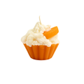 Orange Cup Cake Candle
