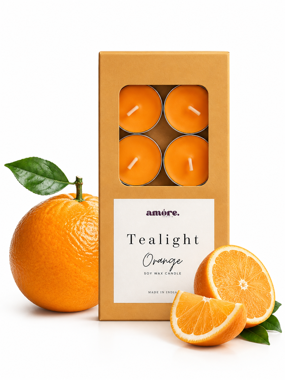 Tealight Candles - Orange