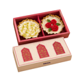 Phoolon Ki Mehfil urli duo, white buds and red roses by Amore Candles