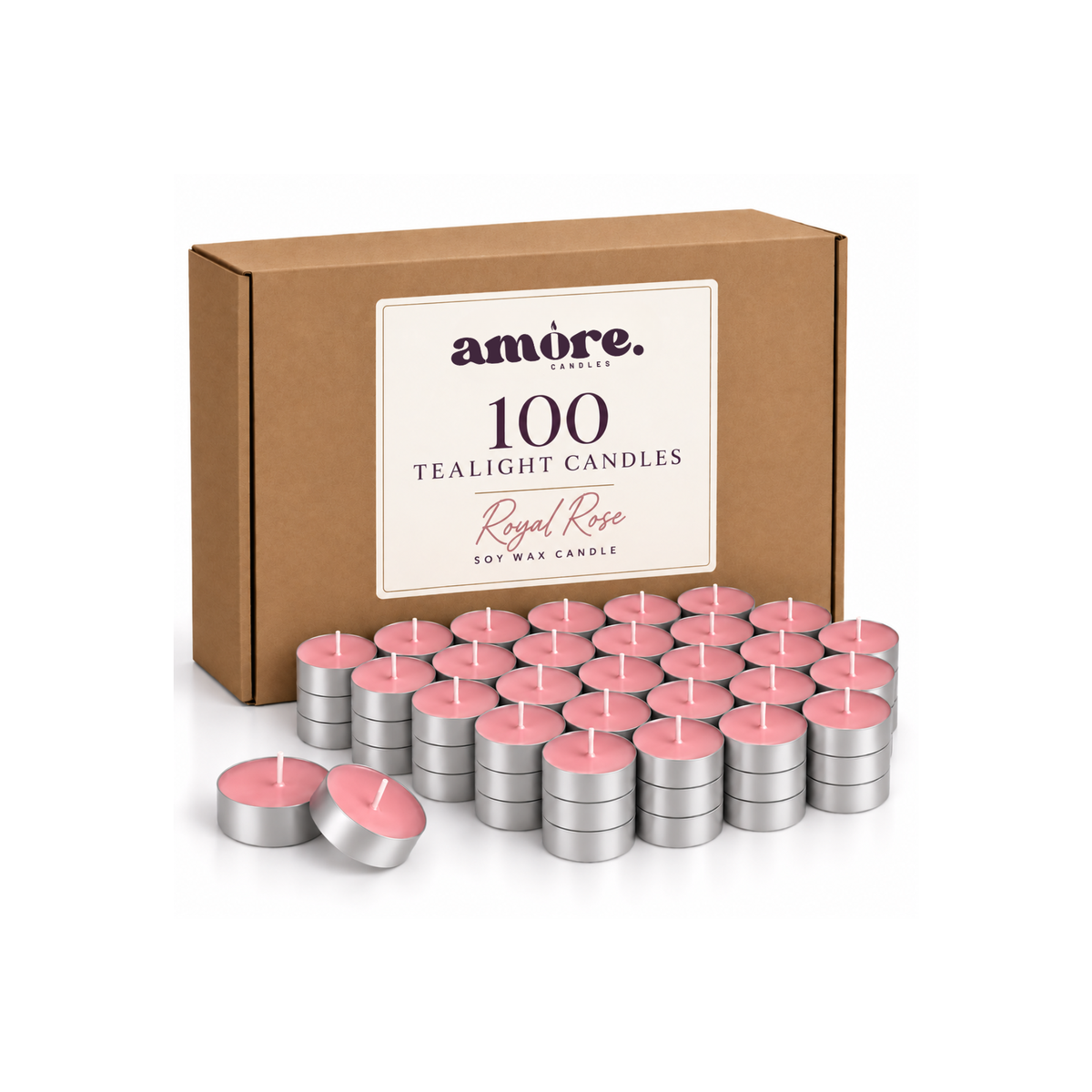 Tealight Candles - Royal Rose