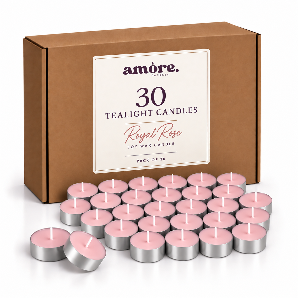 Tealight Candles - Royal Rose
