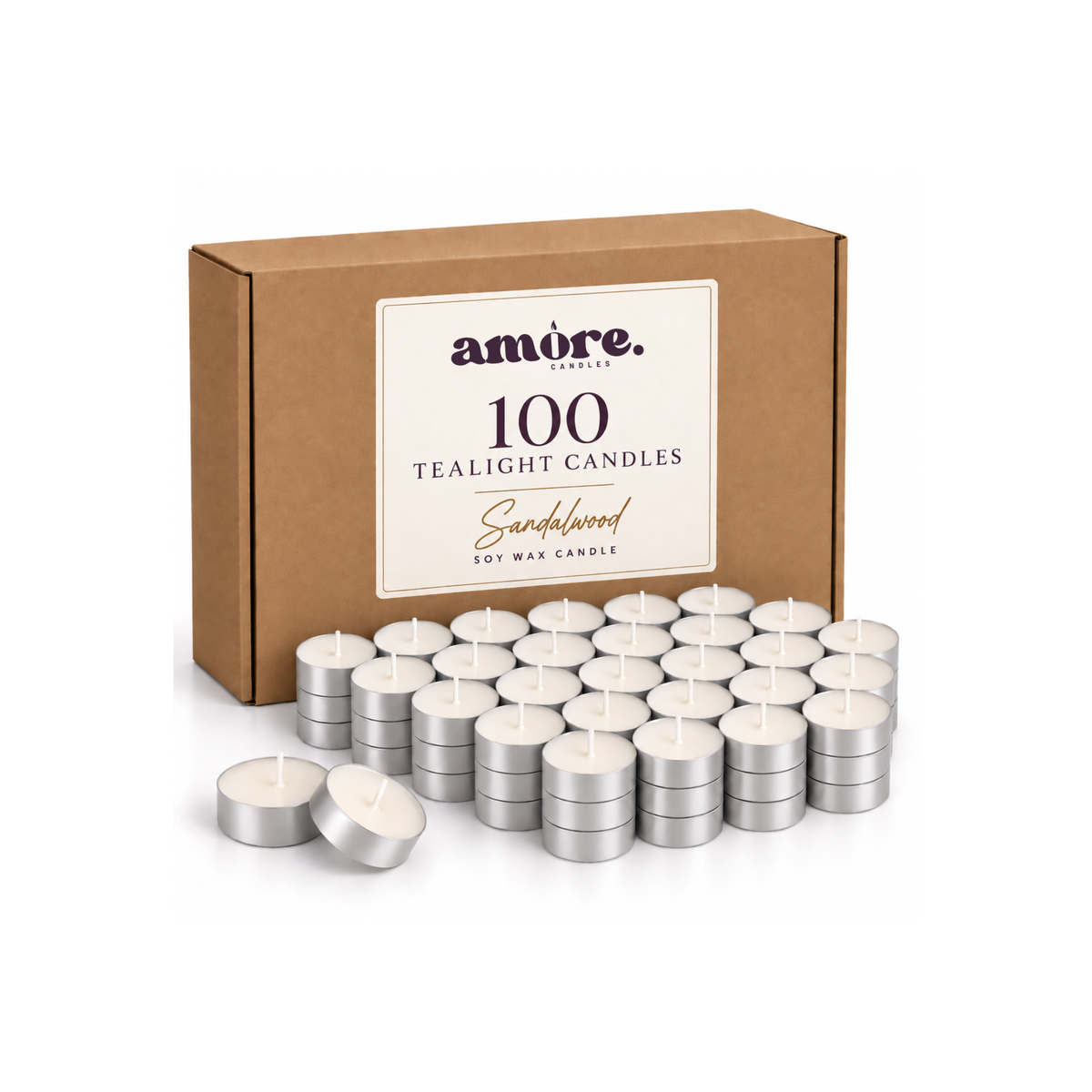 Tealight Candles - Sandalwood