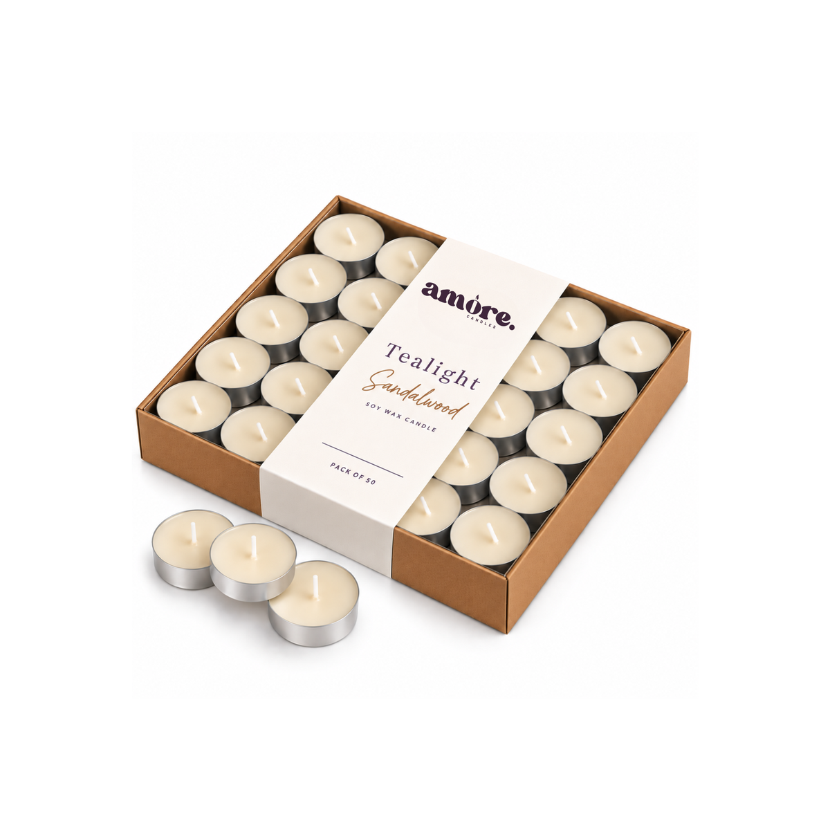 Tealight Candles - Sandalwood