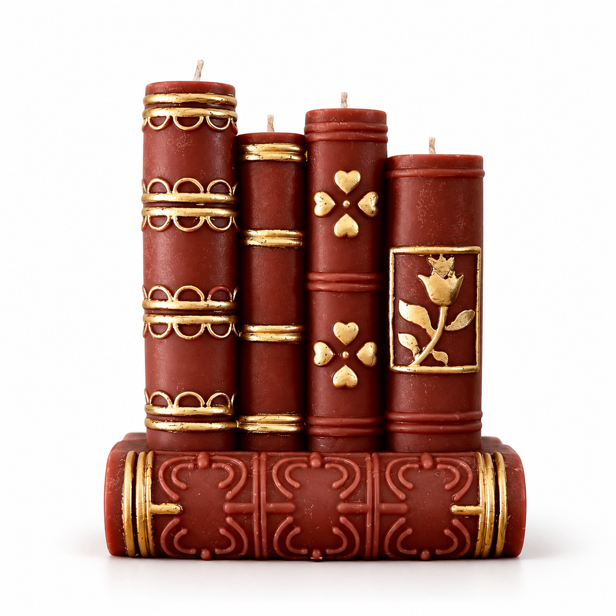 The Royal Library - Book-Shaped Candle Set