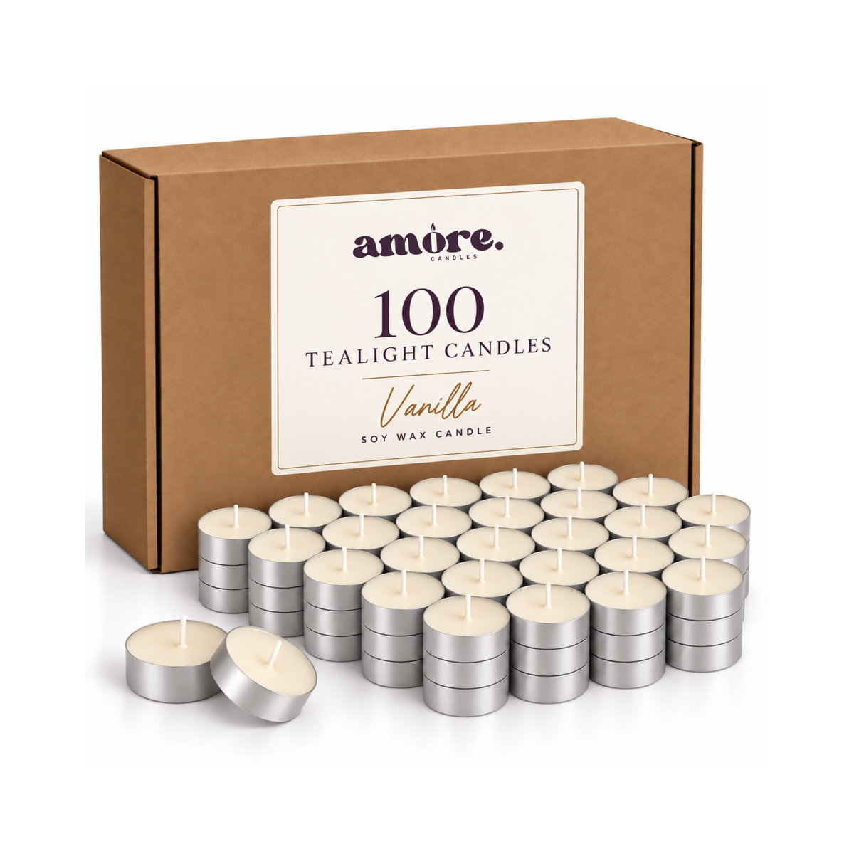 Tealight Candles - Vanilla