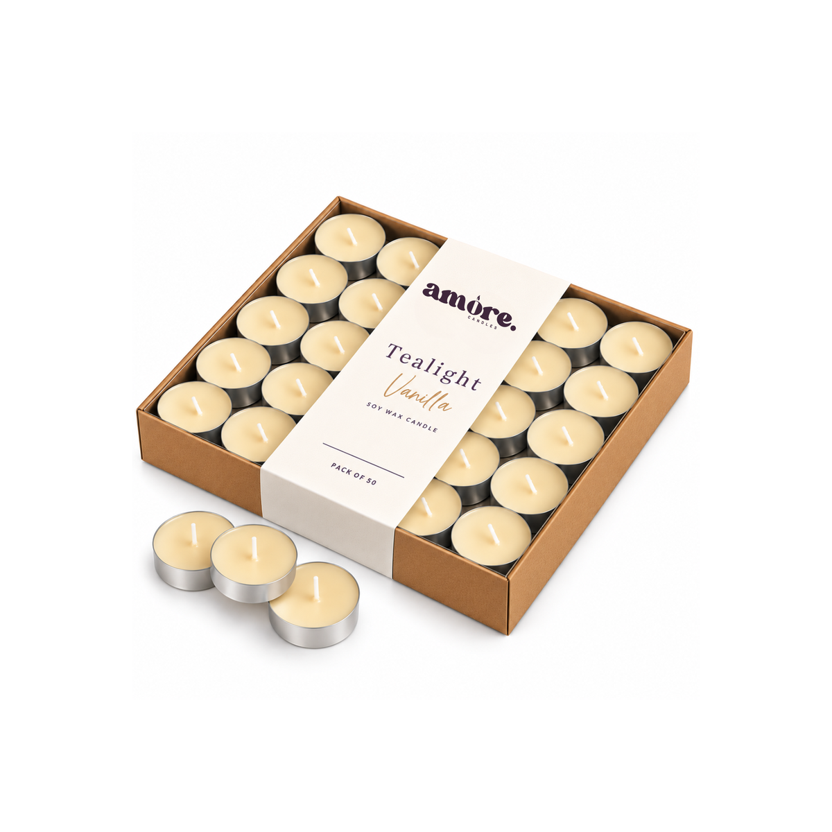 Tealight Candles - Vanilla