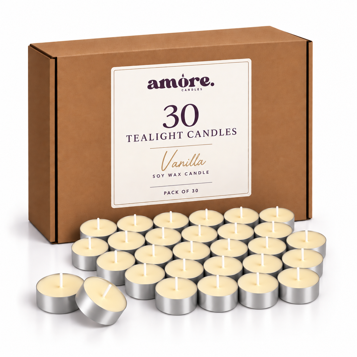 Tealight Candles - Vanilla