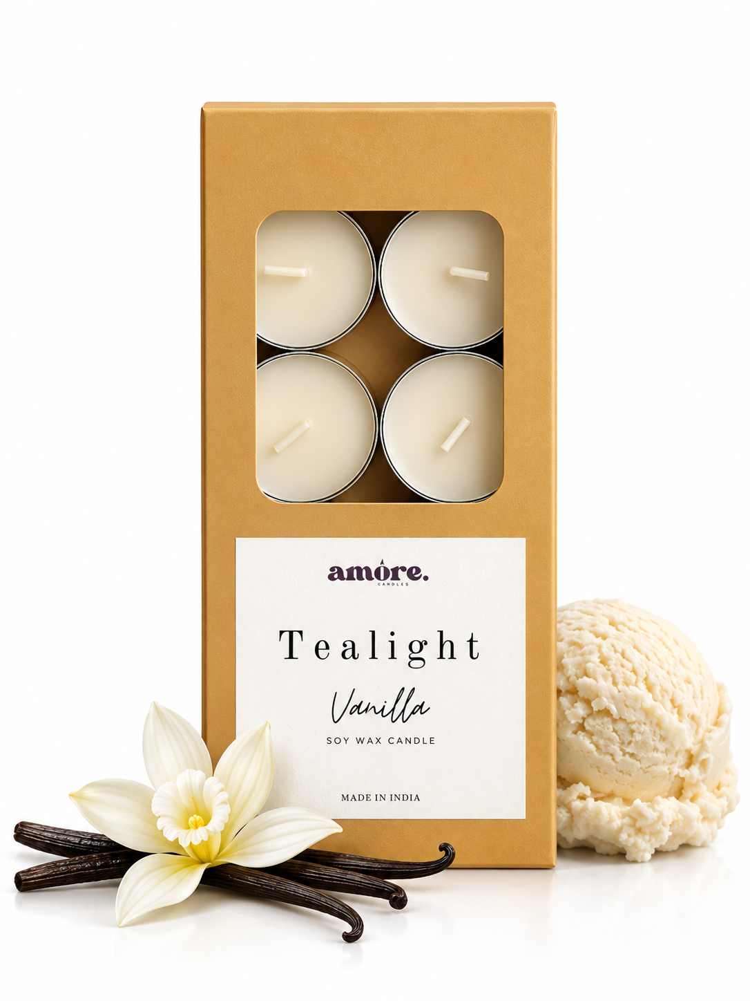 Tealight Candles - Vanilla
