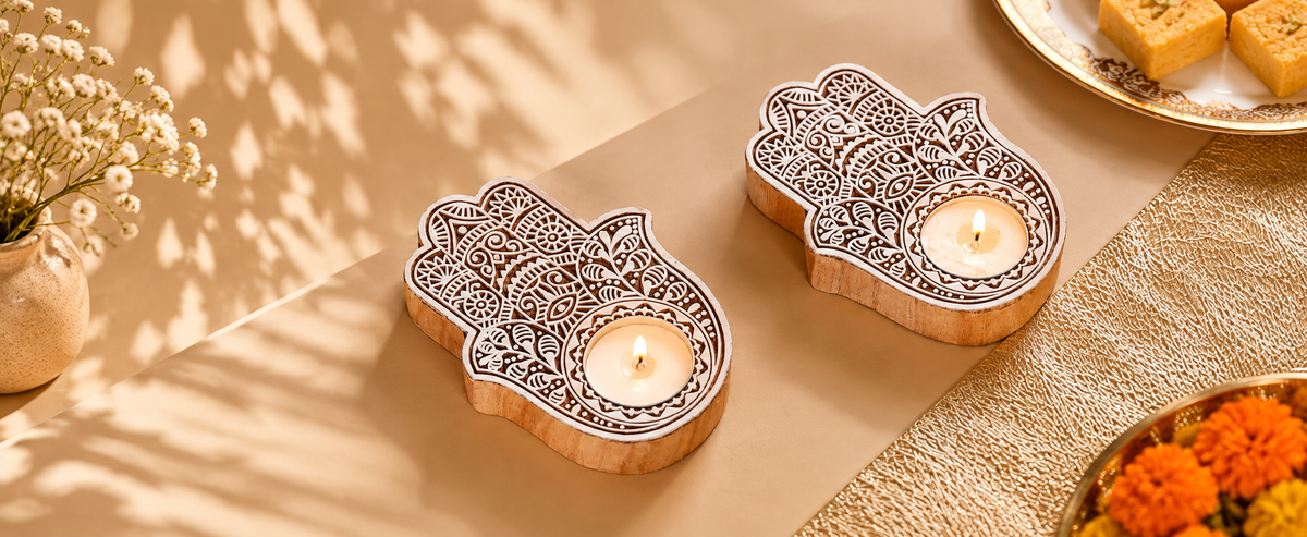 Tealight Holders - Wooden